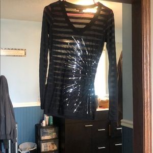 Rock N Roll Cowgirl Long sleeve sparkly shirt